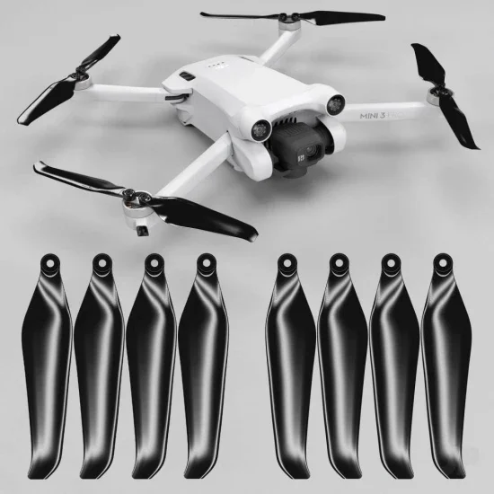 Master Airscrew DJI Mini 3 Pro/4 Pro STEALTH Upgrade Propellers - x4 Black — image 2 of 6