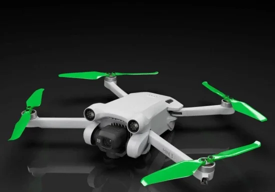 Master Airscrew DJI Mini 3 Pro/4 Pro STEALTH Upgrade Propellers - x4 Green &mdash; image 3 of 6