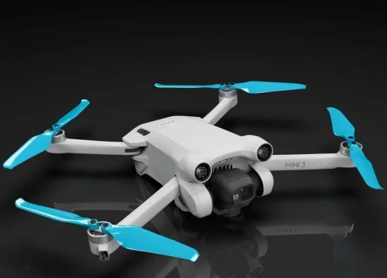 Master Airscrew DJI Mini 3 Pro/4 Pro STEALTH Upgrade Propellers - x4 Blue &mdash; image 3 of 6