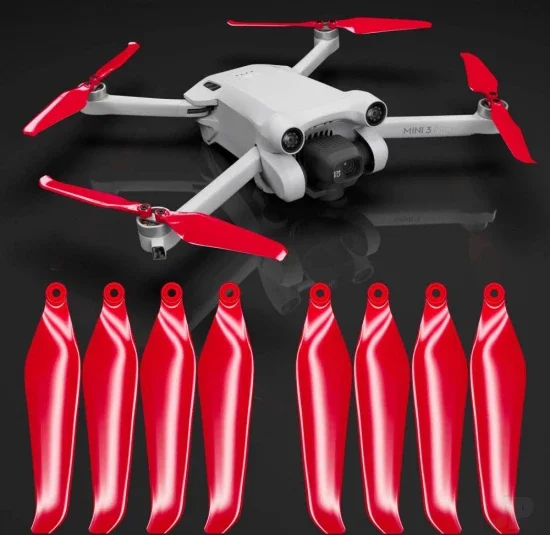 Master Airscrew DJI Mini 3 Pro/4 Pro STEALTH Upgrade Propellers - x4 Red — image 1 of 5