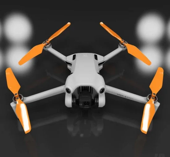 Master Airscrew DJI Mini 4 / 3 Pro SUPER STEALTH Upgrade Propellers - x4 Orange &mdash; image 4 of 7