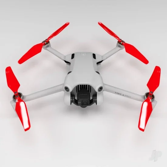 Master Airscrew DJI Mini 4 / 3 Pro SUPER STEALTH Upgrade Propellers - x4 Red — image 6 of 7