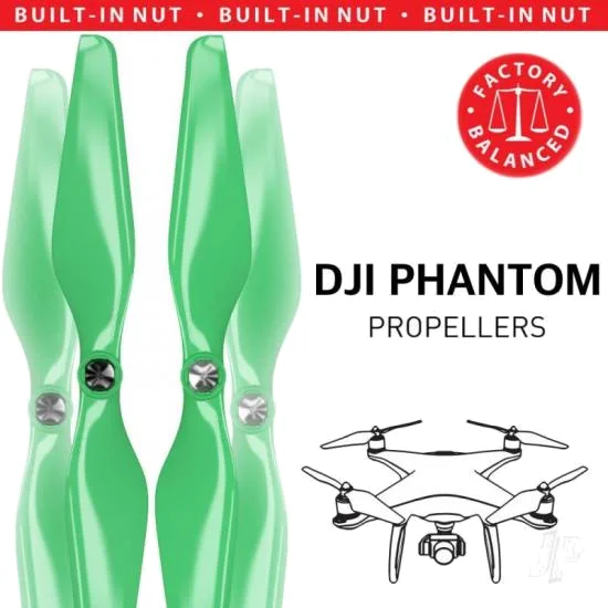 Master Airscrew MR-PH - 9.4x5 Prop C Set x4 Green for DJI PHANTOM 1-4 gen. — image 2 of 2