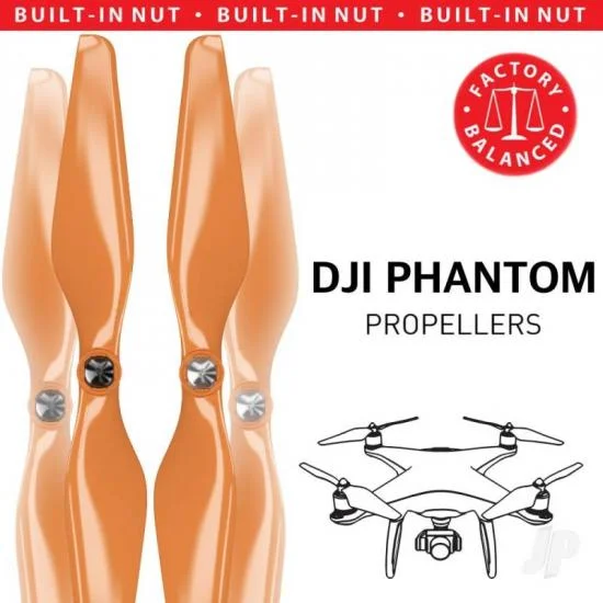 Master Airscrew MR-PH - 9.4x5 Prop C Set x4 Orange for DJI PHANTOM 1-4 gen. &mdash; image 2 of 2