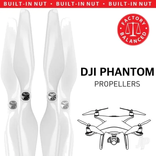 Master Airscrew MR-PH - 9.4x5 Prop C Set x4 White for DJI PHANTOM 1-4 gen. &mdash; image 2 of 2