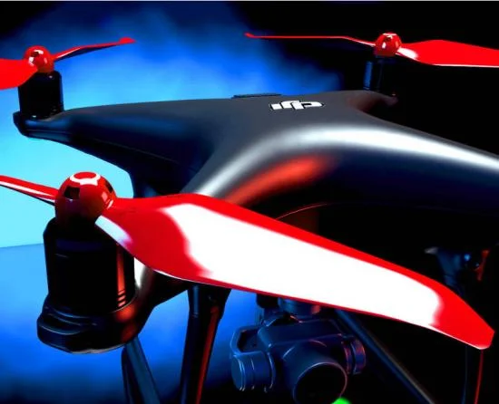 Master Airscrew 9.5x5.7 STEALTH Multirotor Propeller Set x4 Red for DJI Phantom 4 — image 4 of 5