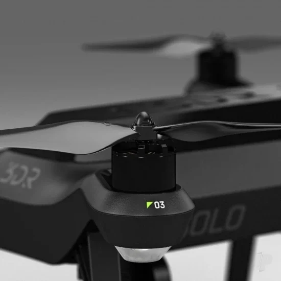 Master Airscrew MR-SL - 10x4.5 Prop C Set x4 Black, Built-in Nut for 3DR SOLO — image 3 of 10