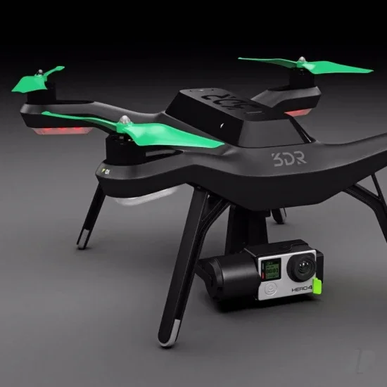 Master Airscrew MR-SL - 10x4.5 Prop C Set x4 Green, Built-in Nut for 3DR SOLO — image 5 of 7