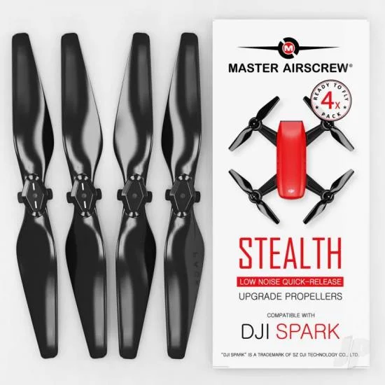 Master Airscrew MR-SPARK - 4.7x2.9 Prop Set x4 Black — image 1 of 5