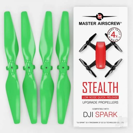 Master Airscrew MR-SPARK - 4.7x2.9 Prop Set x4 Green — image 1 of 9