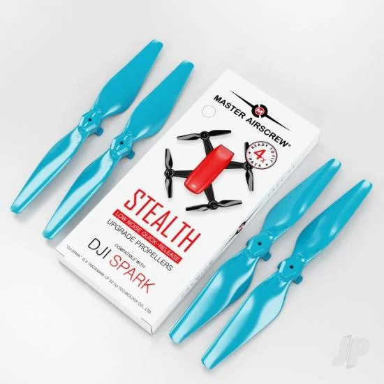 Master Airscrew MR-SPARK - 4.7x2.9 Prop Set x4 Blue — image 9 of 10