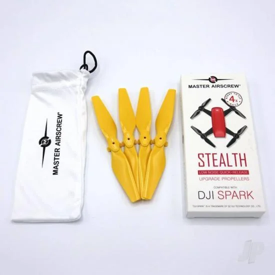 Master Airscrew MR-SPARK - 4.7x2.9 Prop Set x4 Yellow — image 8 of 10