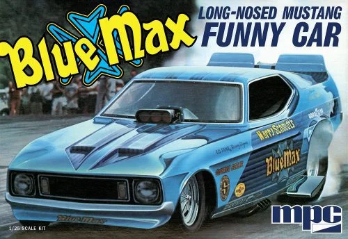 MPC Blue Max Long Nose Mustang Funny Car — image 2 of 2