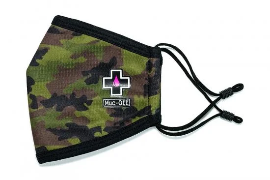 CML Racing Muc-Off Reuseable Face Mask Woodland Camo - Small — image 3 of 7
