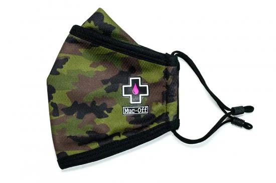 CML Racing Muc-Off Reuseable Face Mask Woodland Camo - Small — image 4 of 7