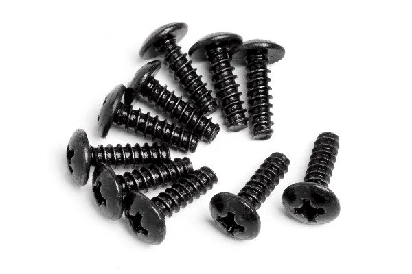 Round Head Self-Tapping Screw M3X10mm (10Pcs) — image 2 of 2