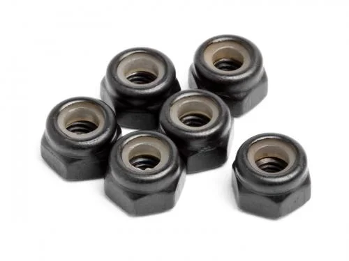 M3 Nylon Locknut (6Pcs) — image 1 of 2