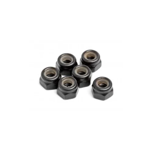 M3 Nylon Locknut (6Pcs)