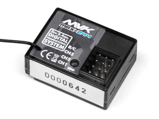 Mrx-244 Maverick 2.4Ghz 3Ch Receiver With Built In Failsafe &mdash; image 2 of 2