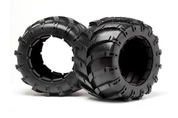 Tyres w/Inserts 2 Pcs (Blackout MT) — image 3 of 3