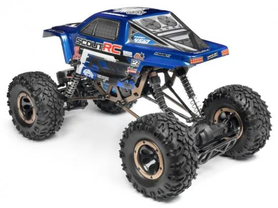 Maverick Painted Scout RC Bodyshell Blue W/Decals — image 3 of 5