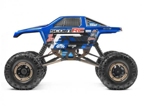 Maverick Painted Scout RC Bodyshell Blue W/Decals — image 4 of 5
