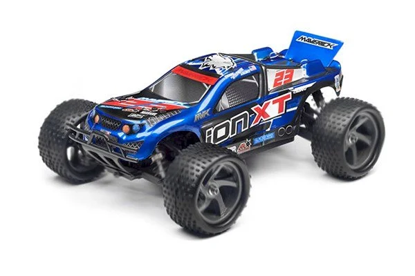 Maverick Truggy Painted Body Blue With Decals (Ion Xt)