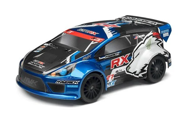 Maverick Rally Painted Body Blue With Decals (Ion Rx)