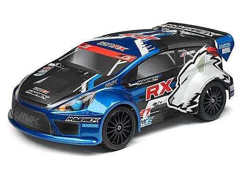 Maverick Clear Rally Body With Decals (Ion Rx) — image 1 of 2