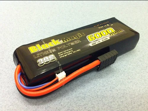 Black Magic 6000mAh 7.4V 30C LiPo - Traxxas Connector — image 3 of 3