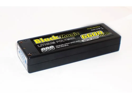 Black Magic 6600mAh 7.4V 2S Stick LiPo - 99C - BRCA Approved — image 1 of 2