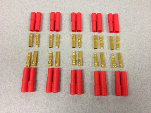 4.0mm Gold 10prs w/polarity housing — image 2 of 4