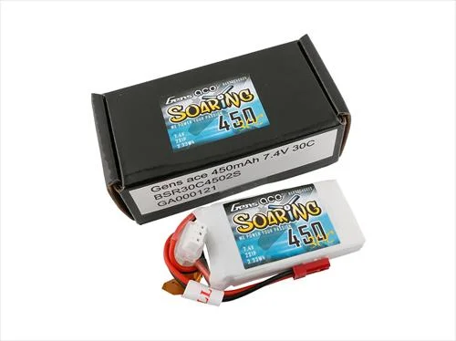 Li-Po 2S 7.4V 450mAh 30C Soaring with BEC — image 3 of 3