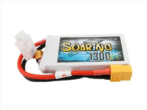 Gens Ace Soaring Series LiPo - 2S 7.4V 1300mAh 30C Soaring - XT60 &mdash; image 2 of 3