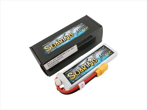 Gens Ace Soaring Series LiPo - 2S 7.4V 4000mAh 30C - XT90 &mdash; image 3 of 3