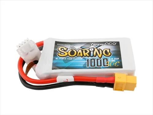 Gens Ace Soaring Series LiPo - 3S 11.1V 1000mAh 30C - XT60 — image 2 of 3