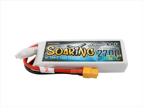 Gens Ace Soaring LiPo - 3S 11.1V 2700mAh 30C with XT60 &mdash; image 2 of 3