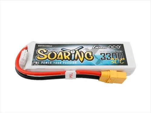 Gens Ace Soaring LiPo - 4S 14.8V 3300mAh 30C with XT90 &mdash; image 2 of 3