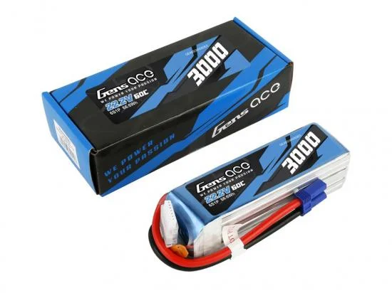 Gens Ace LiPo - 6S 22.V 3000mAh 60C - EC5 — image 5 of 5