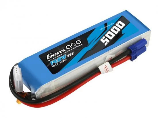Gens Ace LiPo - 6S 22.2V 5000mAh 45C - EC5 &mdash; image 3 of 3