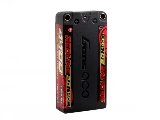Gens Ace Redline 2.0 Race HV LiPo - 7.6V 4400mAh 140C RL2 Shorty - 5mm — image 4 of 5