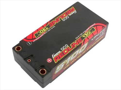 Gens Ace HV LiPo Shorty Hard Case - 2S 7.6V 5100mAh 130C - 5mm Tubes — image 3 of 3