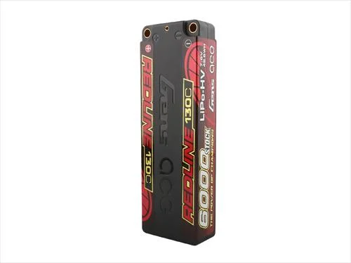 Gens Ace HV LiPo Hard Case - 2S 7.6V 6000mAh 130C - 5mm Tubes — image 3 of 3