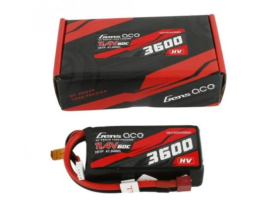 Gens Ace HV LiPo - 3S 11.4V 3600mAh 60C - Deans — image 5 of 5