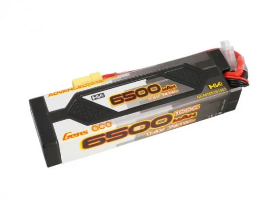 Gens Ace Advanced Hard Case Smart LiPo - 3S HV 11.4V 6500mAh 60C - EC5 — image 2 of 2