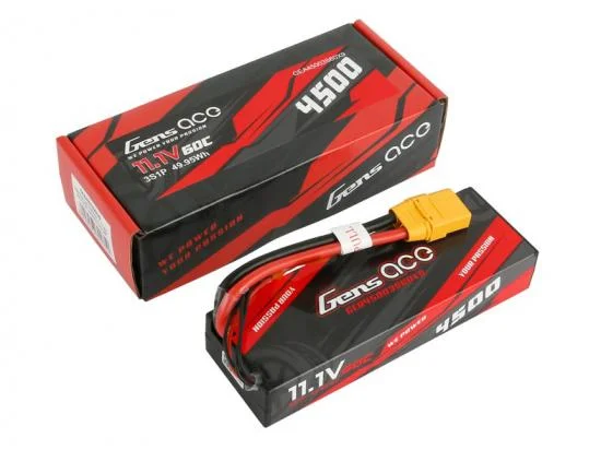 Gens Ace Hard Case LiPo - 3S 11.1V 4500mAh 60C with XT90 — image 5 of 5