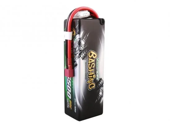Gens Ace Hard Case Car LiPo - 3S 11.1V 5500mAh 60C with Deans — image 2 of 3