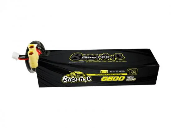Gens Ace Bashing Series LiPo - 3S 11.1V 6800mah 120C - EC5 — image 2 of 5