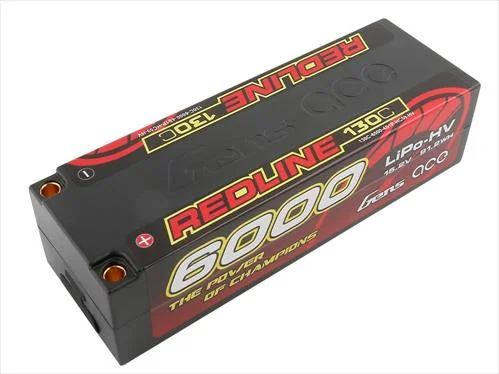 Gens Ace HV LiPo Hard Case - 4S 15.2V 6000mAh 130C - 5mm Tubes — image 3 of 3