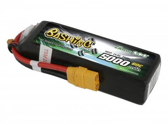 Gens Ace Bashing Series LiPo - 4S 14.8V 5000mAh 60C - XT90 — image 3 of 4